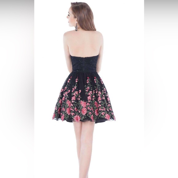 Terani Pretty Party Dress Size 4 - Picture 2 of 6